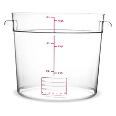 Chef360 6L PC Food Storage Container Round