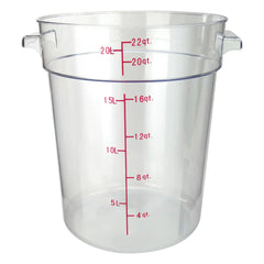 Chef360 20L PC Food Storage Container Round