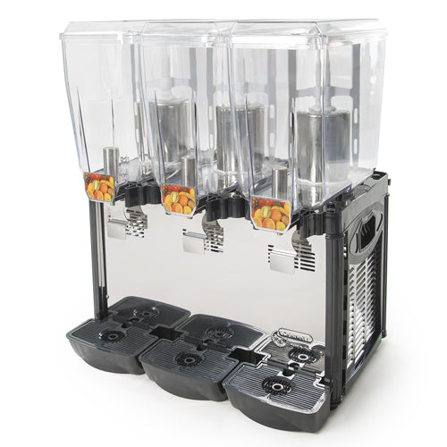Cofrimell JETCOF360M Cold Juice Dispenser 3 Bowl, 20 Liters, 59x42x69 cm