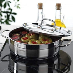 KORKMAZ KA1030 ALFA LOW CASSEROLE 30 cm x 10 cm / 7 ltr. CAPACITY