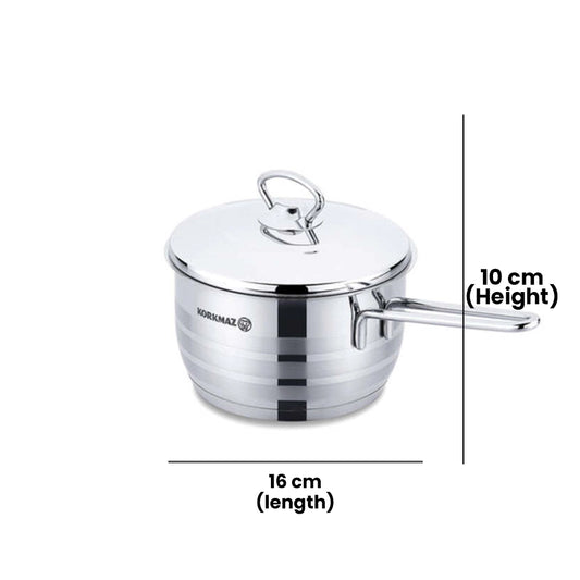 KORKMAZ KA1892 ASTRA SAUCEPAN, 16 cm x 10 cm / 2 ltr. CAPACITY