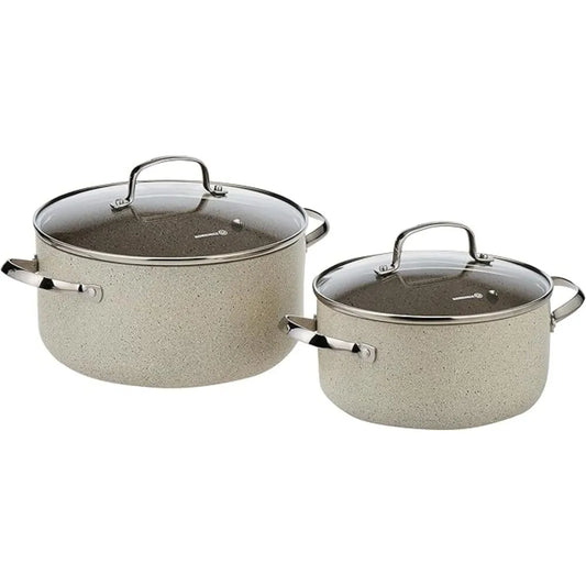 KORKMAZ KA2682 GRANITA, 2XL 15 PIECES COOKWARE SET