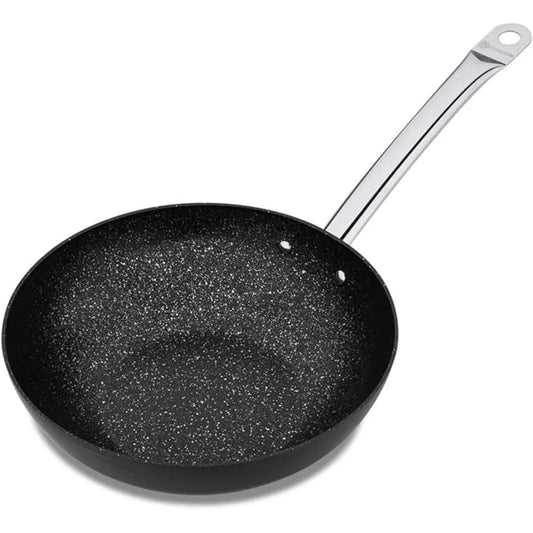 KORKMAZ KA2837 PROLINE NERO WOK, 30 cm x 8.6 cm / 4.3 ltr. CAPACITY