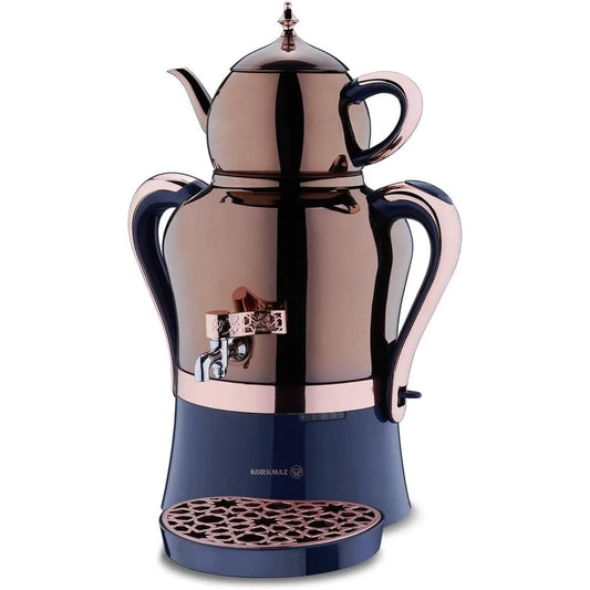 KORKMAZ KA843-02 HANEDAN SAMOVAR AZURA - ROSEGOLD