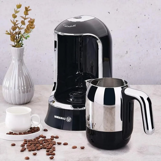 KORKMAZ KA860-07 KAHVEKOLIK COFFEE MAKER - BLACK/CHROME