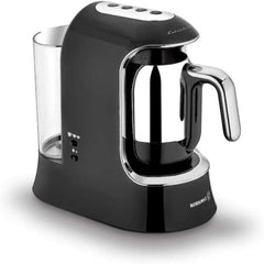 KORKMAZ KA862-01 KAHVEKOLIK AQUA COFFEE MACHINE - BLACK/CHROME