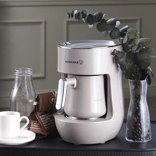 KORKMAZ KA865-07 OTANTIK COFFEE MAKER - BEIGE COLOR