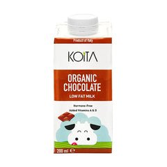 Koita KOI005 Organic Milk Chocolate 200ml, Pack of 24 pcs