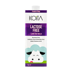Koita KOI007 Lactose Free Low Fat Milk 1L, Pack of 12 pcs