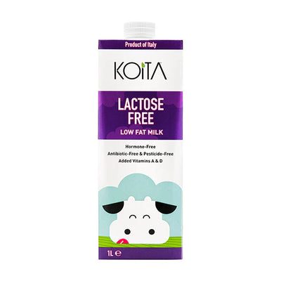 Koita KOI007 Lactose Free Low Fat Milk 1L, Pack of 12 pcs