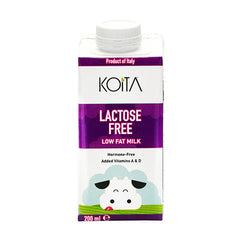 Koita KOI018 Lactose Free Low Fat 200ml, Pack of 24 pcs