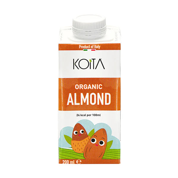 Koita KOI021 Organic Almond Milk 200ml, Pack of 24 pcs