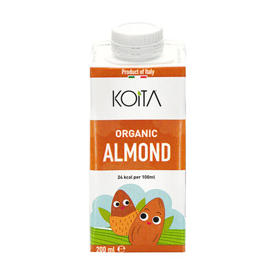 Koita KOI021 Organic Almond Milk 200ml, Pack of 24 pcs