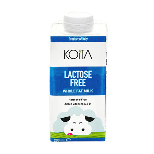 Koita KOI025 Lactose Free Whole Fat 200ml, Pack of 24 pcs