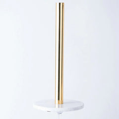 Gold LH-230 Paper Tissue Towel Holder with Marble Base (Length 30cm)