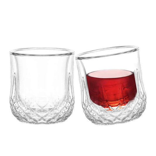 Borosilicate LH-274 Whiskey Glass 250 ml, Pack of 6 pcs