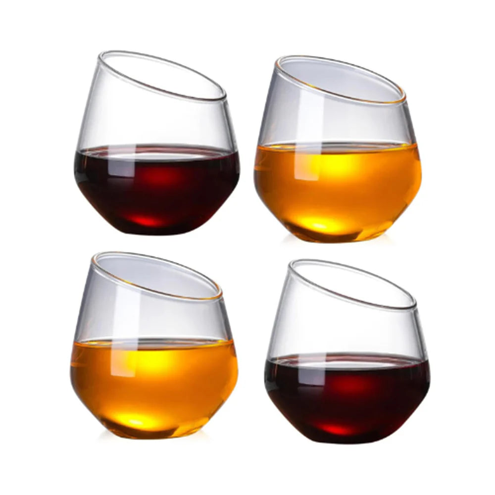 Borosilicate LH-285 Slanted Wine Glass 350 ml, Pack of 6 pcs