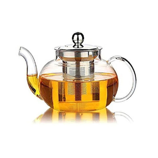 Borosilicate LH-47 Glass Teapot with Stainless Steel Infuser and Lid 1500 ML