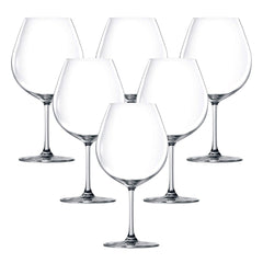 Lucaris LS01BG26 Bangkok Bliss Burgundy Glass 750 ml, Set of 6