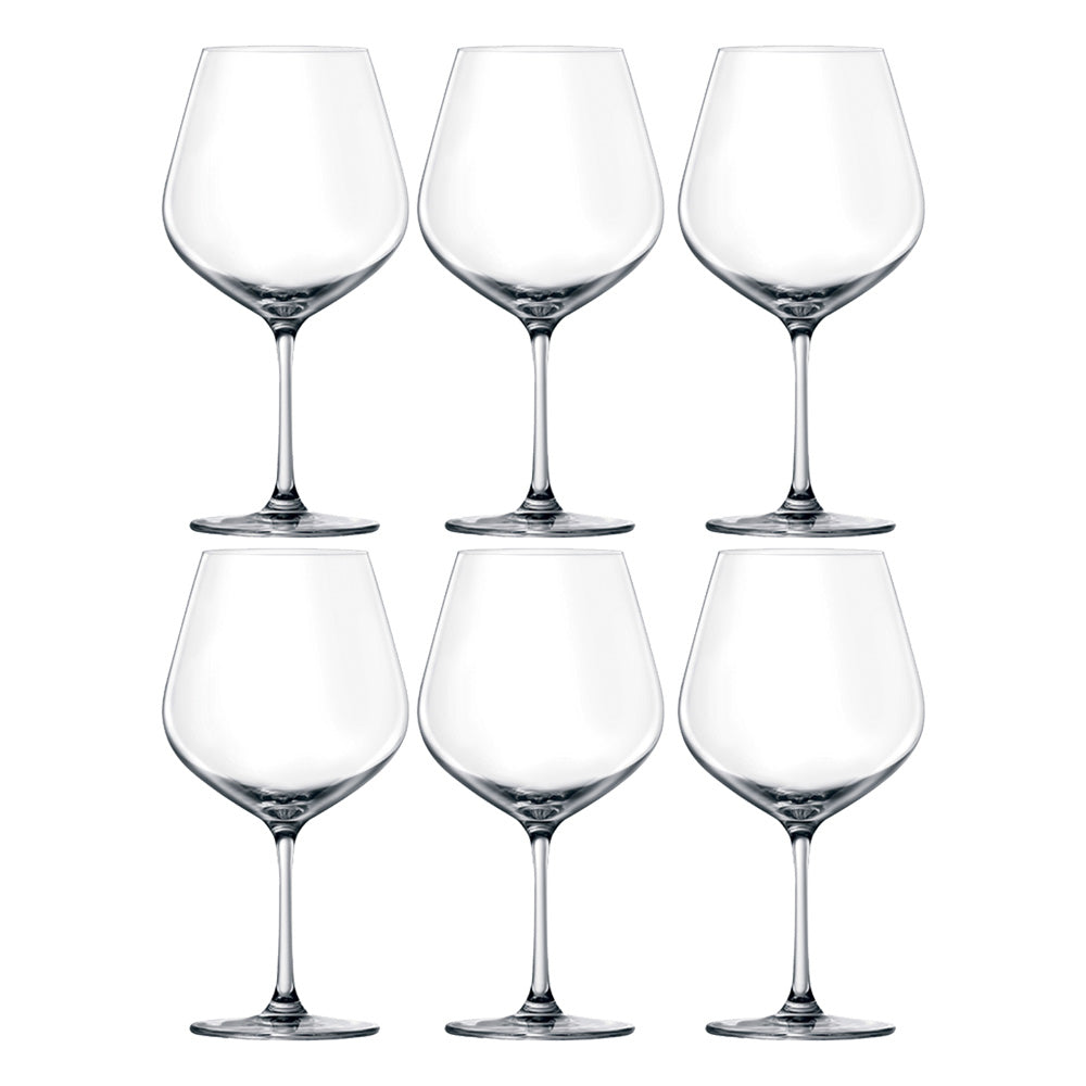 Lucaris LS02BG26 Tokyo Temptation Burgundy Glass 740 ml, Set of 6