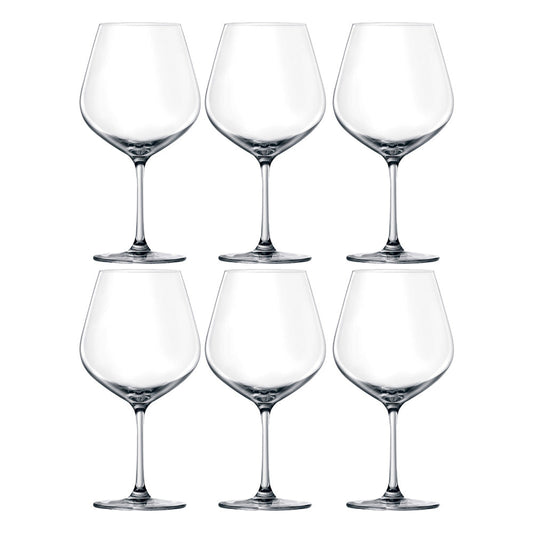 Lucaris LS02BG26 Tokyo Temptation Burgundy Glass 740 ml, Set of 6
