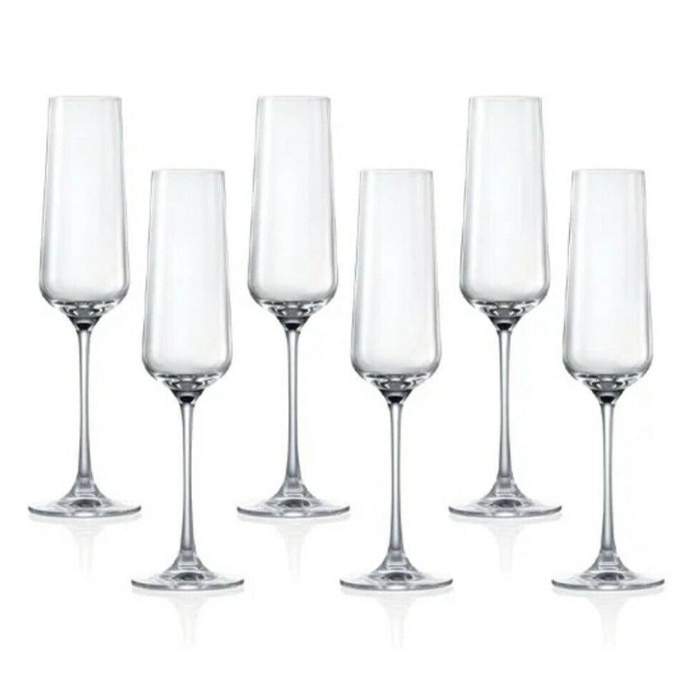 Lucaris LS04CP09 Hong Kong Hip Champagne Glass 270 ml, Set of 6