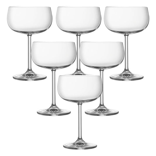 Lucaris LS12CU12 Rims Coupe Glass 355 ml, Set of 6