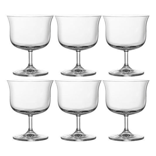Lucaris LS12LT09 Rims Lotus Glass 270 ml, Set of 6