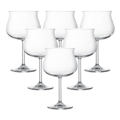 Lucaris LS12TL20 Rims Tulip Glass 575 ml, Set of 6