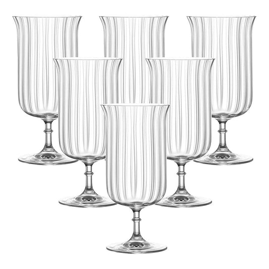 Lucaris LS13DC12 Rims Orient Deco Glass 340 ml, Set of 6