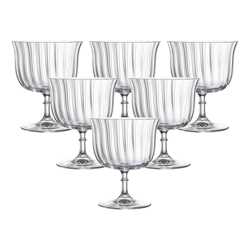 Lucaris LS13LT09 Rims Orient Lotus Glass 270 ml, Set of 6