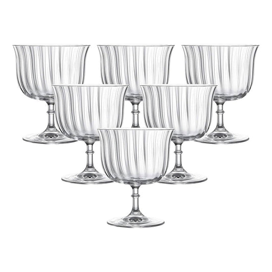Lucaris LS13LT09 Rims Orient Lotus Glass 270 ml, Set of 6