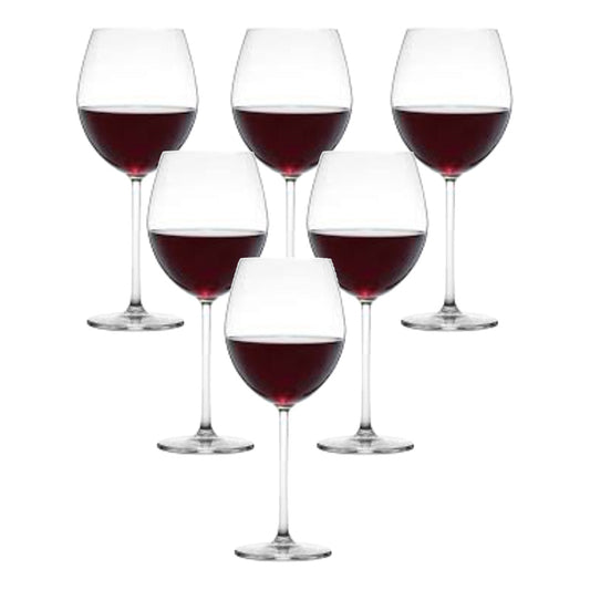 Lucaris LS16BG24 Lavish Burgundy Glass 670 ml, Set of 6