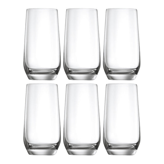Lucaris LT04LD16 Hongkong Hip Long Drink Glass 460 ml, Set of 6