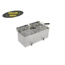 Roller Grill MF120DR Double Fryer, 72x47x35 cm