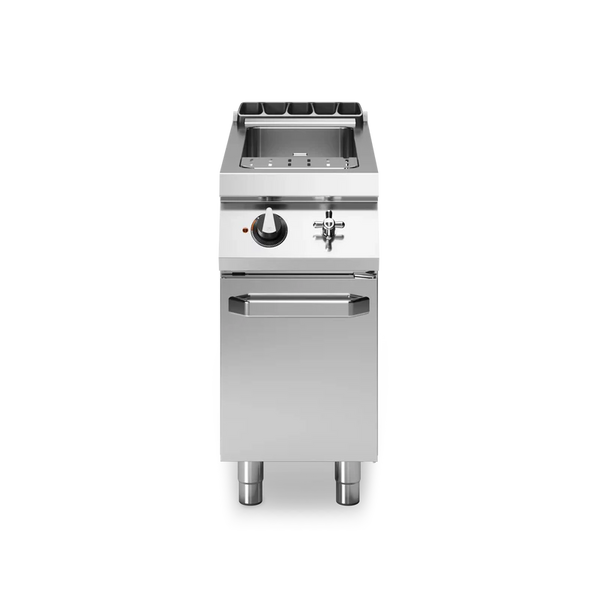 جهاز طهي المعكرونة بالغاز مودولار R70/40CPG/1V26/P على خزانة، سعة 26 لترًا، قدرة 10.5 كيلوواط، الأبعاد: 40 × 73 × 87 سم.