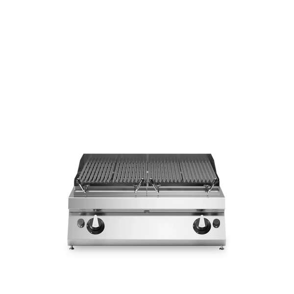 Modular R70/80GRLG/T Gas Lava Stone Grill, 15 kW, 80 x 73 x 28 cm