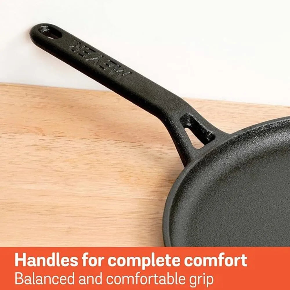 MEYER MY48146 CAST IRON FLAT TAWA, 24 cm DIAMETER