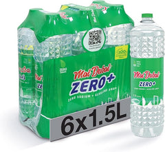 Mai Dubai Water Bottle Zero Plus 1.5 ltr, Pack of 6 x 25 Carton