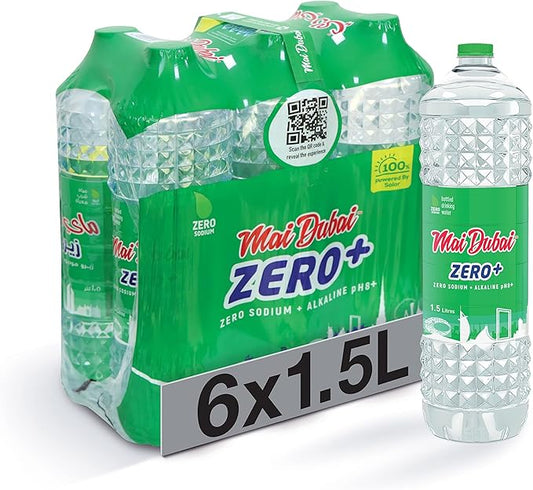 Mai Dubai Water Bottle 1.5 ltr,  Pack of 12 x 25 Carton