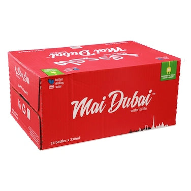 Mai Dubai Water Bottle 330ml, Pack of 24 x 25 Carton