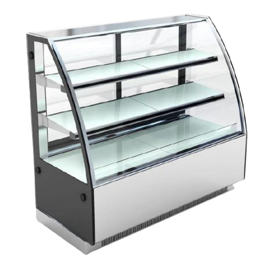 Honthink CS-1000E2 Curved Cake Showcase With 2 Shelves 0.57 kW, 100 x 73 x 120 cm