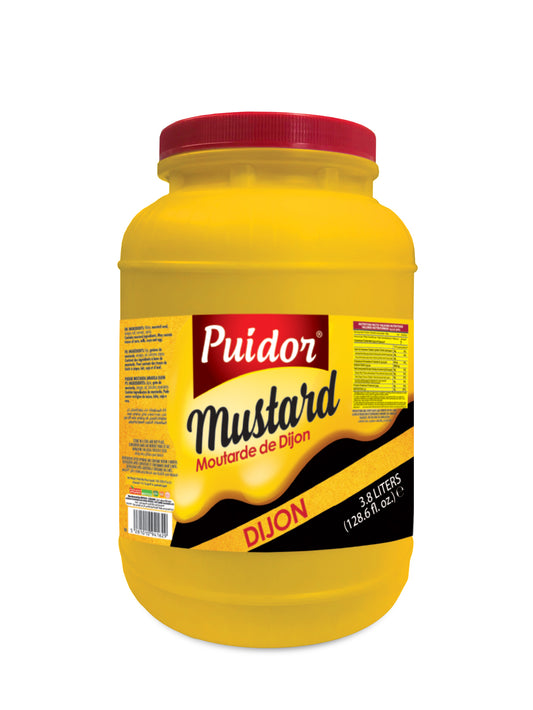 Puidor PUI001 Mustard Dijon 3.78 Ltr, pack of 4 pcs