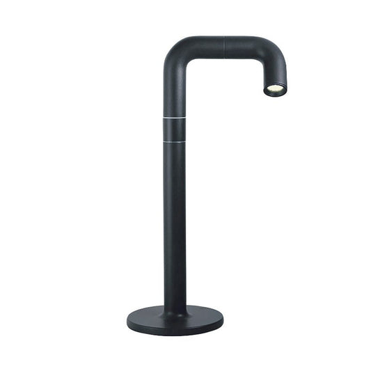NEWDES Pipe table lamp (H 38 cm), Black