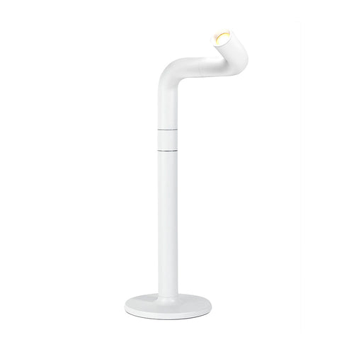 NEWDES Pipe table lamp (H 38 cm), White