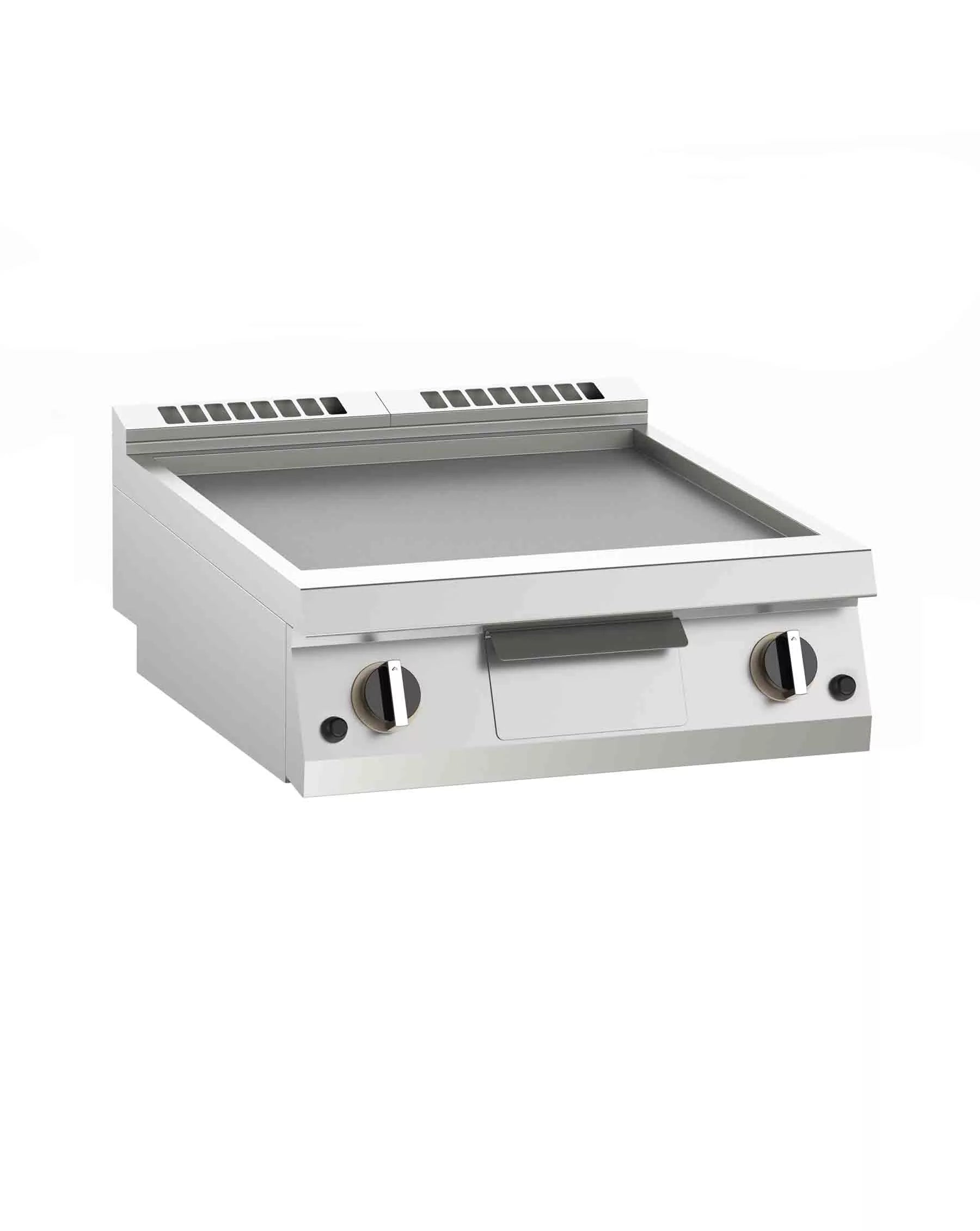SILKO NEBG74TL GAS GRIDDLE ON CANTILEVER W/ SMOOTH PLATE, 80 x 73 x 32 cm