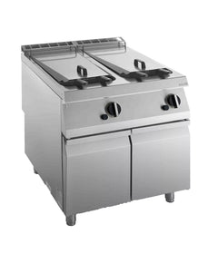 SILKO NEFG94223 GAS FRYER - DOUBLE on CUP BOARD, 80 x 90 x 90 cm