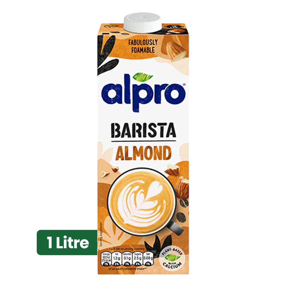Alpro Almond Barista 1 Liter, Pack of 12pcs
