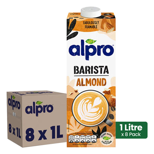 Alpro Almond Barista 1 Liter, Pack of 12pcs