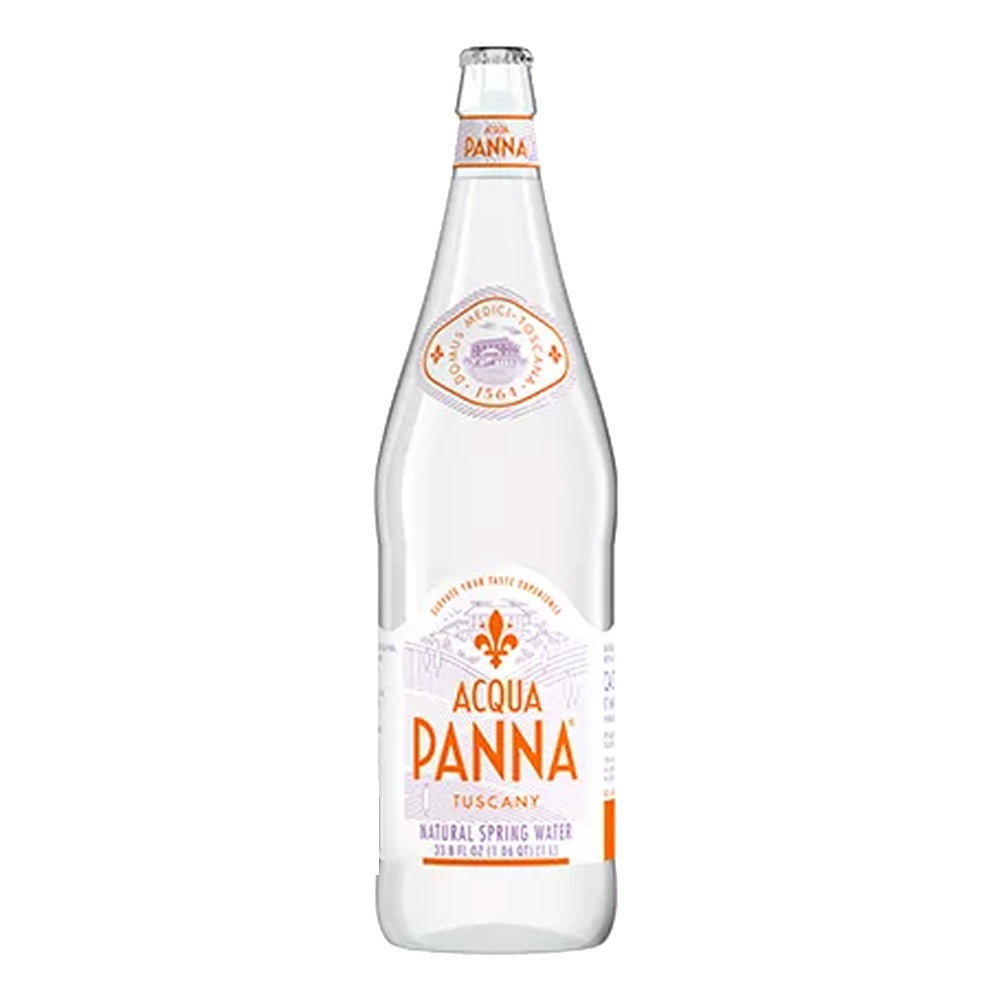 Acqua Panna Natural Spring Water, Glass Bottle, 250ml x 24pcs Pack